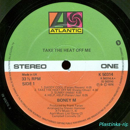 Boney M - Take The Heat Off Me (1976) - Ma Baker Sunny Daddy Cool (1976-77) Boney M - Take The Heat Off Me (1976) - Ma Baker Sunny Daddy Cool (1976-77)