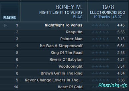 Boney M. -  Love For Sale (1977), Nightflight To Venus (1978)