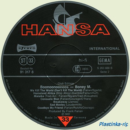 Boney M - Oceans Of Fantasy 1979, Boonoonoonoos 1981, Children Of Paradise 1981, Ten Thousand Lightyears 1984, Kalimba De Luna 1984 Boney M - Oceans Of Fantasy 1979, Boonoonoonoos 1981, Children Of Paradise 1981, Ten Thousand Lightyears 1984, Kalimba De Luna 1984