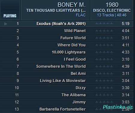 Boney M - Oceans Of Fantasy 1979, Boonoonoonoos 1981, Children Of Paradise 1981, Ten Thousand Lightyears 1984, Kalimba De Luna 1984 Boney M - Oceans Of Fantasy 1979, Boonoonoonoos 1981, Children Of Paradise 1981, Ten Thousand Lightyears 1984, Kalimba De Luna 1984