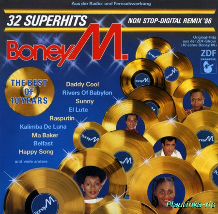Boney M -  Eye Dance 1985, The Best Of 10 Years 1986, Greatest Hits Of All Times Remix 1989, 6 Singles 1978-80