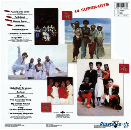 Boney M -  Eye Dance 1985, The Best Of 10 Years 1986, Greatest Hits Of All Times Remix 1989, 6 Singles 1978-80