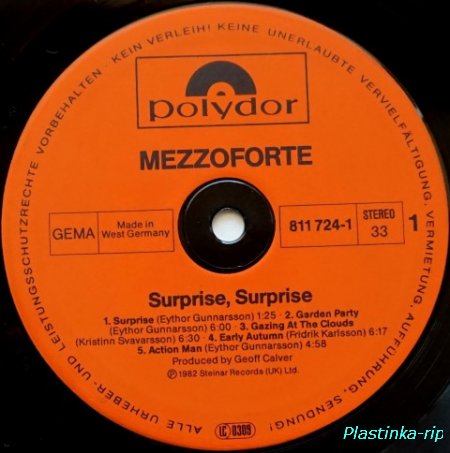 Mezzoforte &#8206; Surprise, Surprise         1983