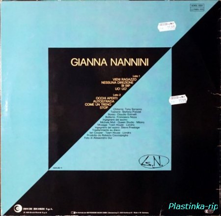 Gianna Nannini &#8206; G.N.         1981