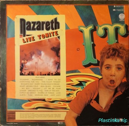 Nazareth &#8206;– 'Snaz      1981