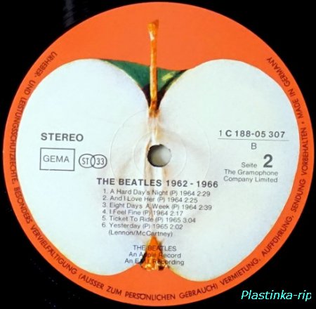The Beatles &#8206;– 1962-1966         1973