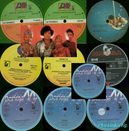 Boney M -  Eye Dance 1985, The Best Of 10 Years 1986, Greatest Hits Of All Times Remix 1989, 6 Singles 1978-80