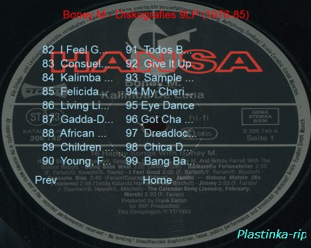 Вoney M - Diskografie 1976-85 (4 DVD-A) Вoney M - Diskografie 1976-85 (4 DVD-A)