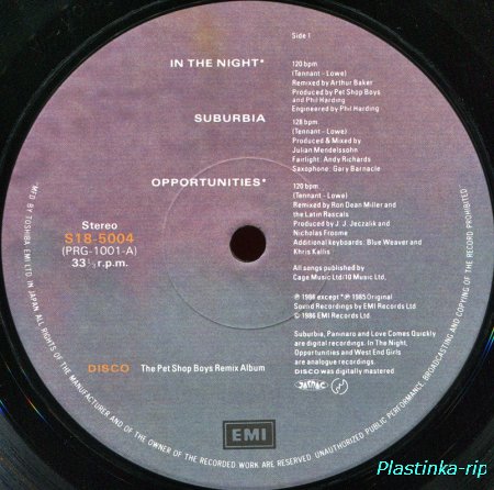 Pet Shop Boys - 1986 Disco, 1986 Please, 1987 Actually, 1988 Introspective