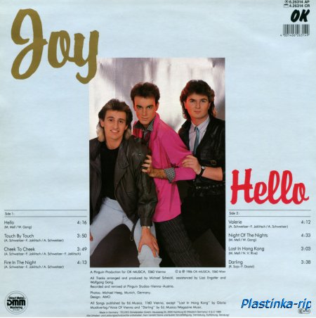 Joy - Hello 1986