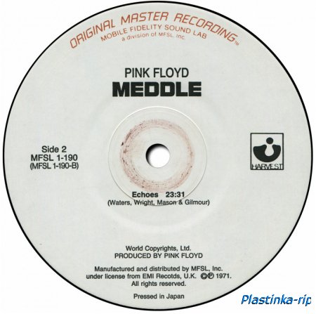 Pink Floyd - Dark Side Of The Moon, Meddle