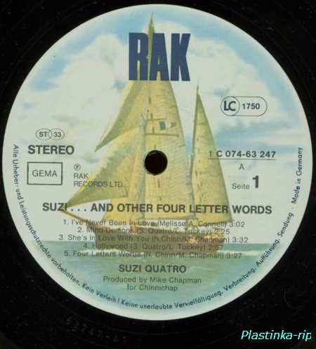 Suzi Quatro - 1975, 1978, 1979, 1979,1980 - 5LP Suzi Quatro - 1975, 1978, 1979, 1979,1980 - 5LP