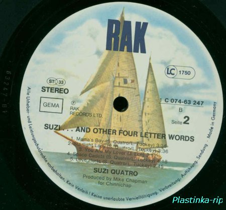 Suzi Quatro - 1975, 1978, 1979, 1979,1980 - 5LP Suzi Quatro - 1975, 1978, 1979, 1979,1980 - 5LP
