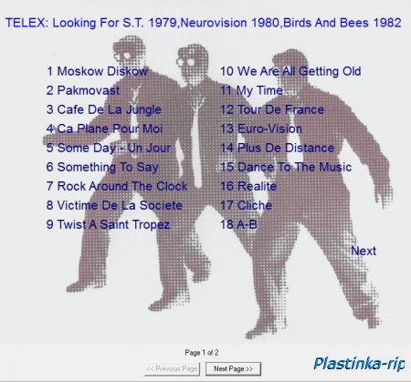 TELEX - Looking For Saint Tropez 1979, Neurovision 1980, Birds And Bees 1982