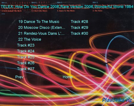 TELEX - How Do You Dance 2006, Rare 12inch Versions 2006, Wonderful World 1984