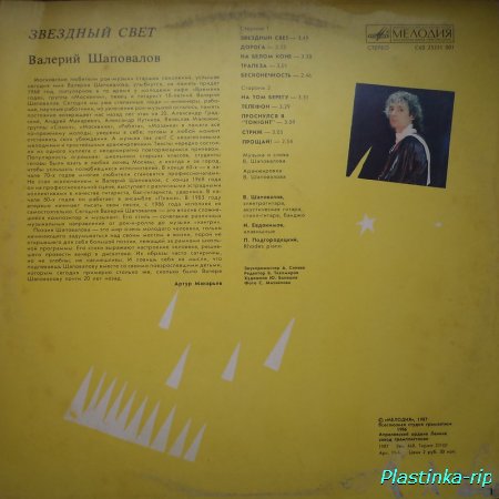 Валерий Шаповалов - Звездный свет (1987)