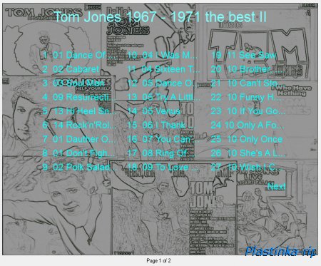 Tom Jones 1967 - 1971 the best slow I, the best II Tom Jones 1967 - 1971 the best slow I, the best II