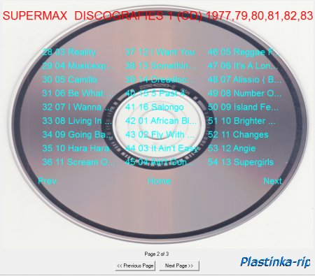 Supermax 1 - DVD-AUDIO 1977-83