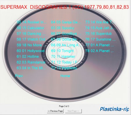 Supermax 1 - DVD-AUDIO 1977-83
