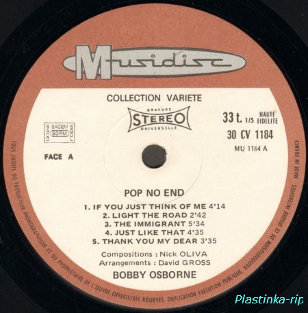 BOBBY OSBORNE - 1970 - Pop No End