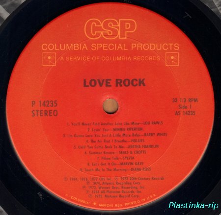 VA - Love Rock - 1977
