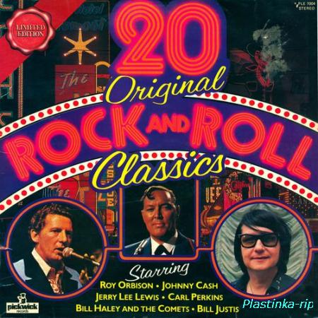 VA - 20 Original Rock-n-Roll Classics (R. Orbison, J. Cash, J. L. Lewis, C. Perkins, B. Haley, B. Justis) Live Recording 1956-1974 (1974)