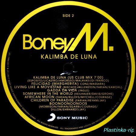 Boney M. - Kalimba De Luna - 16 Happy Songs - 1984(Reissue, Remastered)