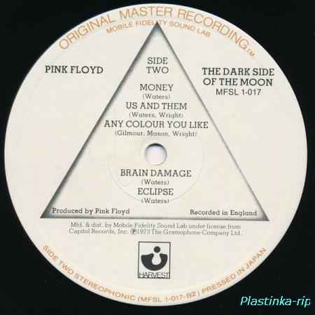 Pink Floyd &#8206;– The Dark Side Of The Moon (Mobile Fidelity Sound Lab)