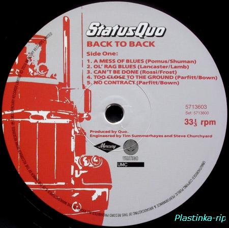 Status Quo - Back To Back - 1983(2016,Remastered)