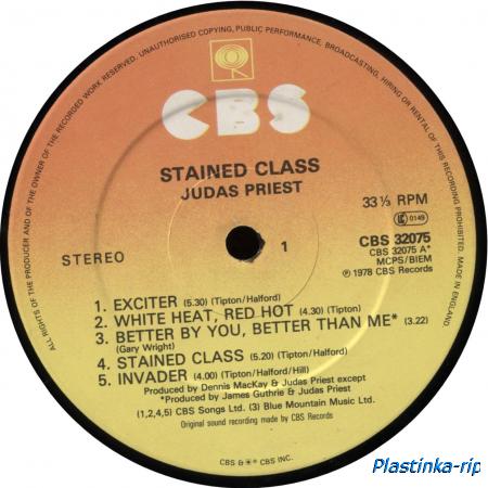 Judas Priest - Stained Class (Original UK Pressing)