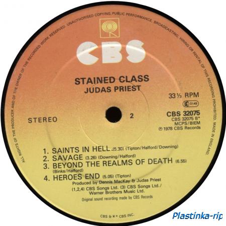 Judas Priest - Stained Class (Original UK Pressing)