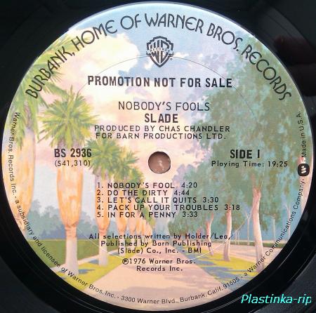 Slade - Nobody's Fools (US promo)