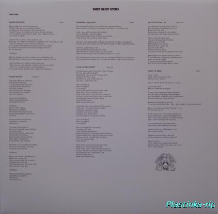 Queen - Sheer Heart Attack - 1974(2011,Remastered,Half-Speed Vinyl Mastering)