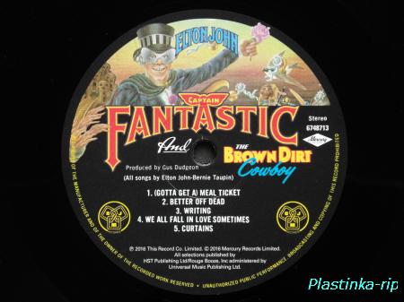 Elton John - Captain Fantastic And The Brown Dirt Cowboy - 1975(Reissue,Remastered,180gr.)