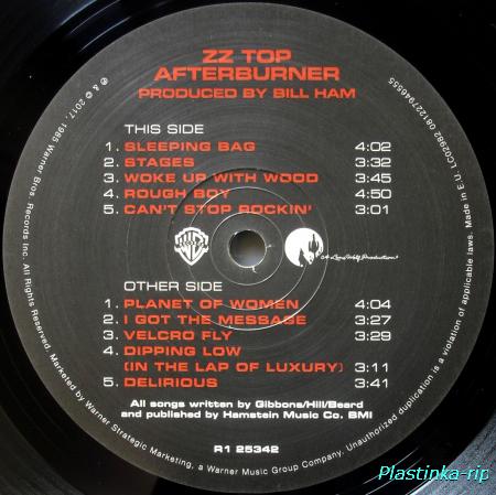ZZ Top - Afterburner - 1985(2018,Reissue)