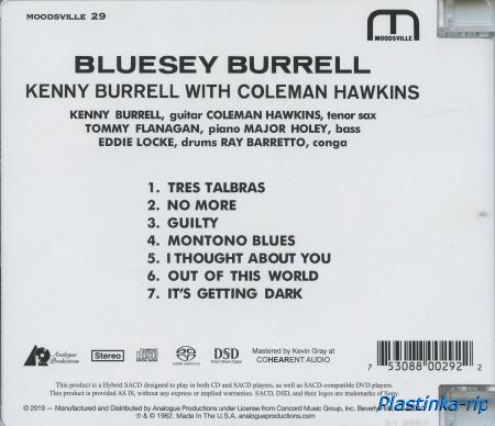  Kenny Burrell with Coleman Hawkins - Bluesey Burrell - 1963/2019 