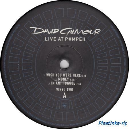 David Gilmour - Live At Pompeii[1st Press]