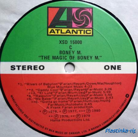 Boney M. &#8206;– The Magic Of Boney M. ( Golden Hits ) 1980