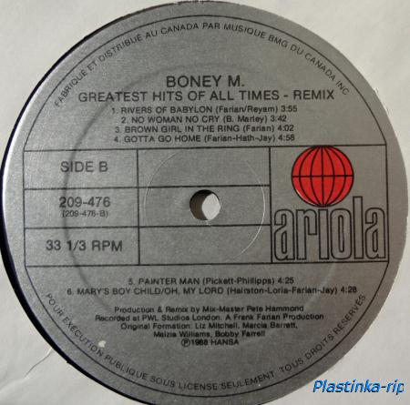 Boney M. Reunion - Greatest Hits Of All Times - Remix 1988