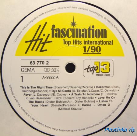Various - Hit Fascination 1 1990