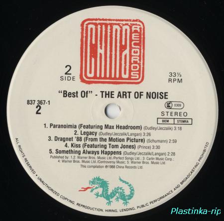 The Art Of Noise - The Best Of The Art Of Noise 1988