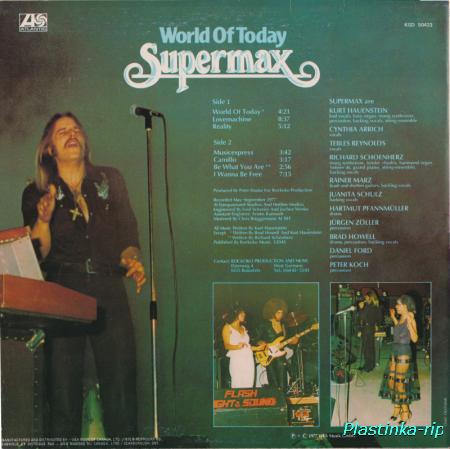 Supermax - World Of Today 1977