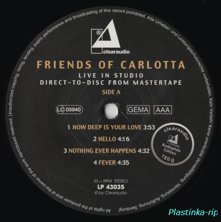 Friends Of Carlotta - Live In Studio 2004