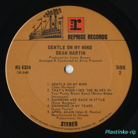 Dean Martin - Gentle On My Mind 1968