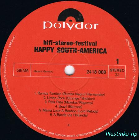 Various &#8206;– Hifi-Stereo-Festival - Happy South America 