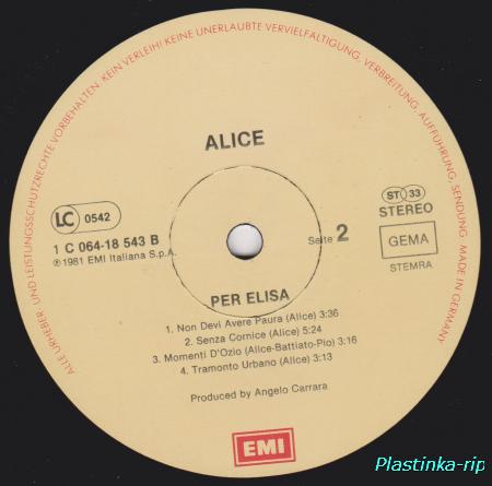 Alice &#8206;– Per Elisa