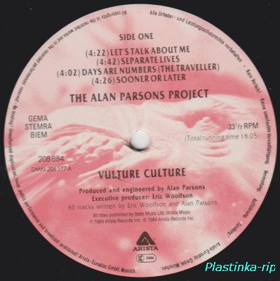 The Alan Parsons Project &#8206;– Vulture Culture