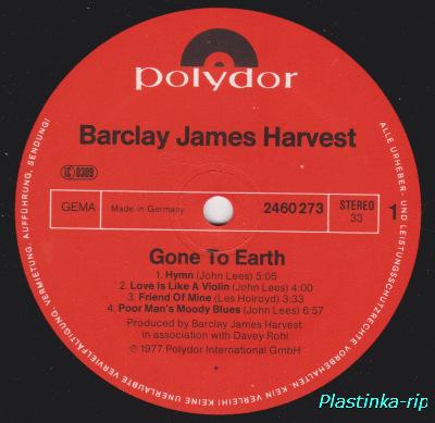 Barclay James Harvest &#8206;– Gone To Earth