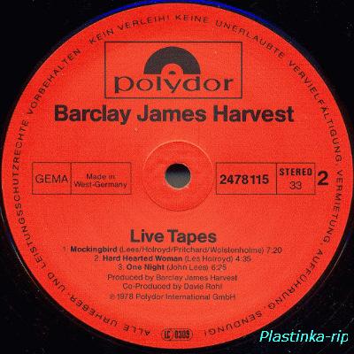 Barclay James Harvest &#8206;– Live Tapes