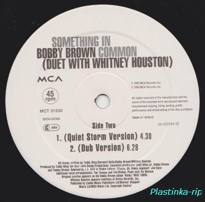 Bobby Brown duet with Whitney Houston &#8206;– Something In Common